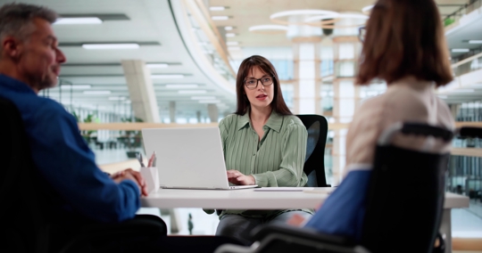 employee meeting with employment lawyer about workplace retaliation